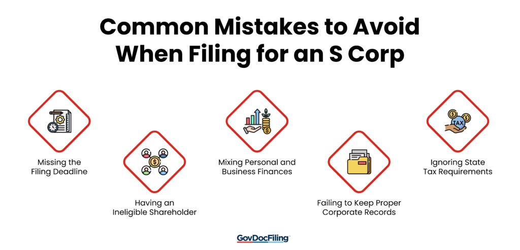 Common Mistakes to Avoid When Filing for an S Corp