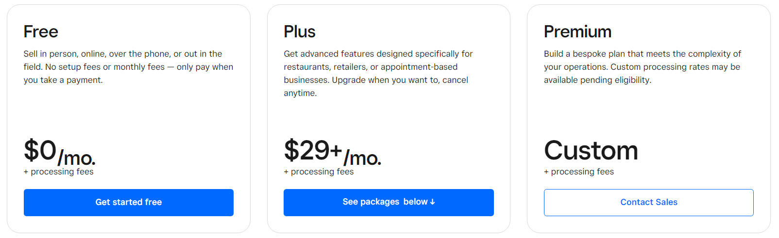 Square-pricing-plans