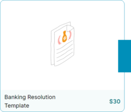 Banking Resolution Template