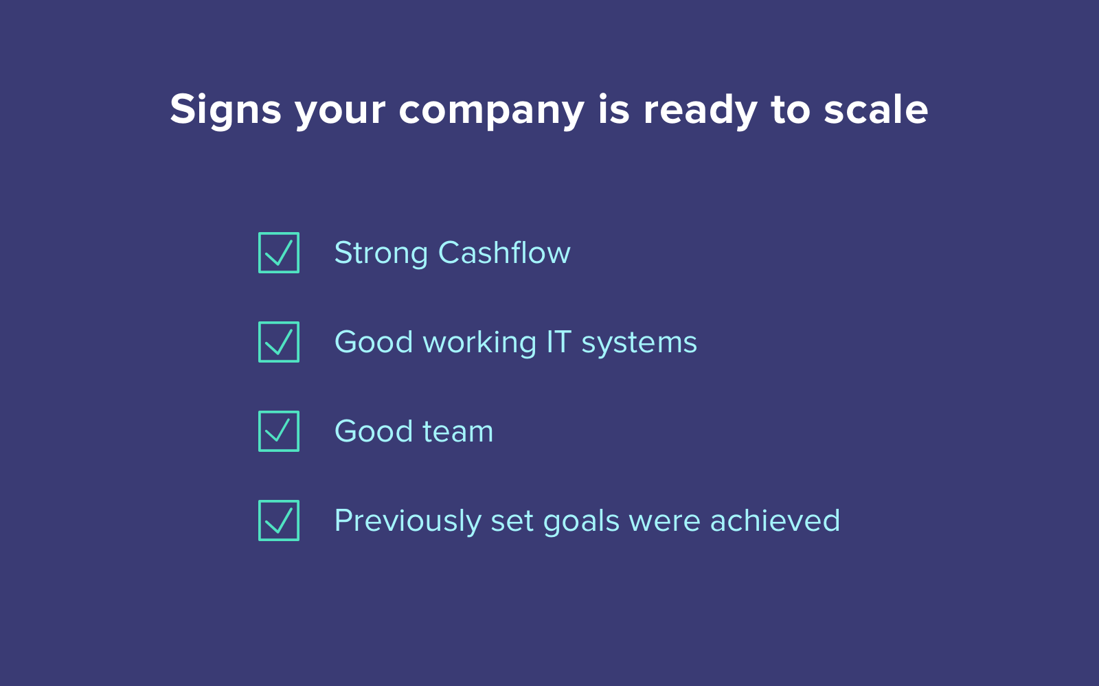  Signs your business is ready to scale