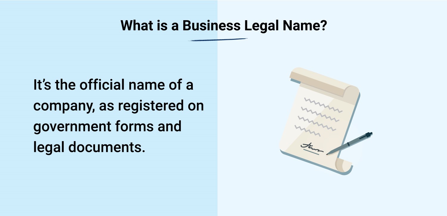 What is a Legal Business Name